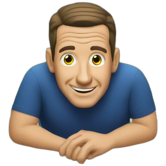 Dale Winton next to drowning man in swimming pool emoji