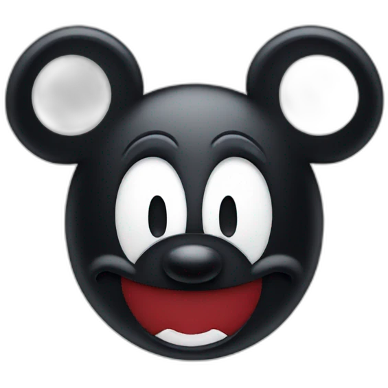 Evil Mickey emoji