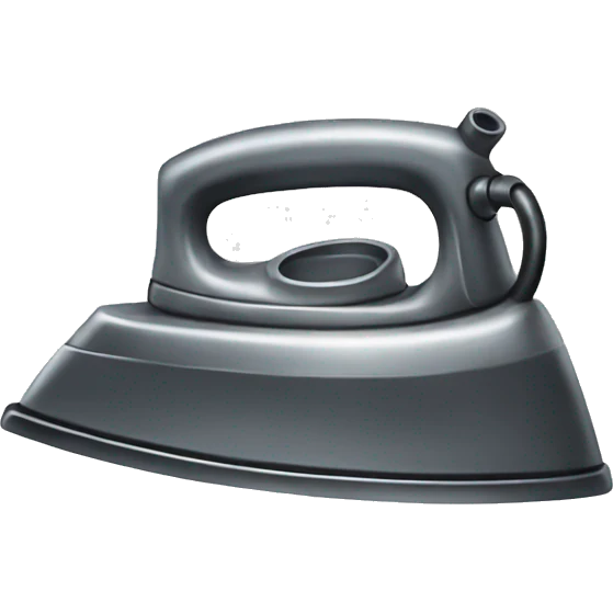 an iron that irons things emoji