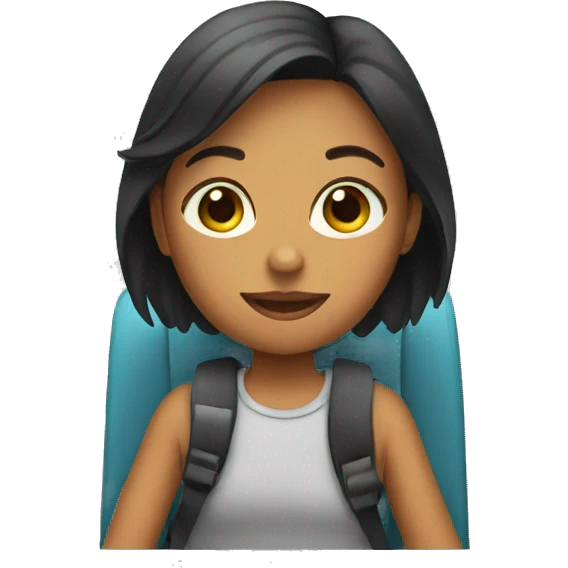girl on a bus emoji