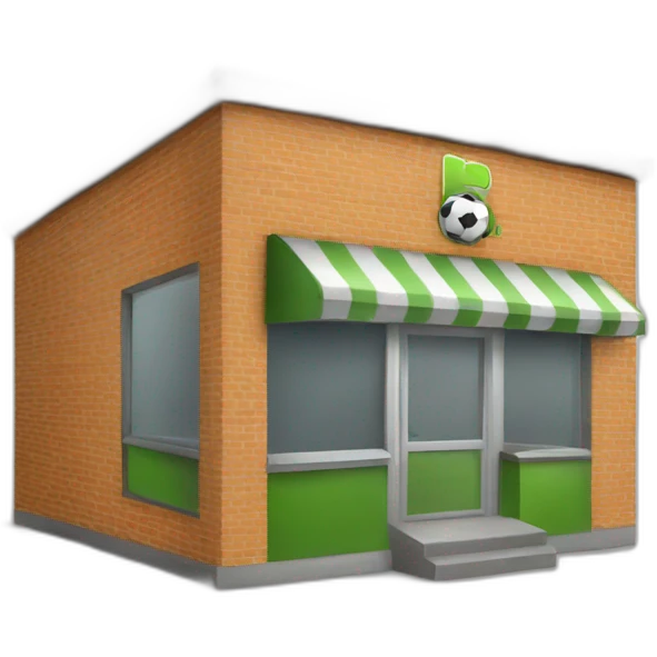 soccer shop emoji