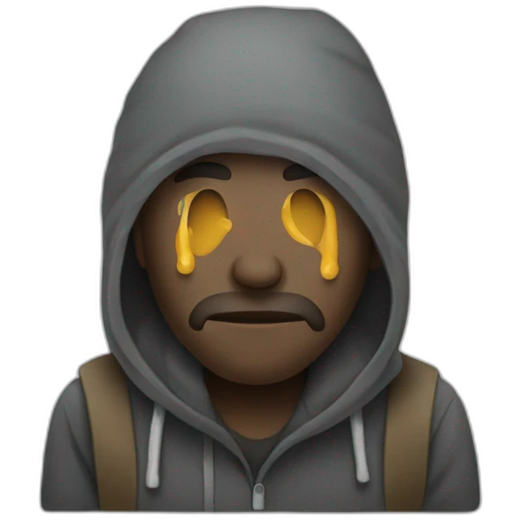 Homeless person emoji