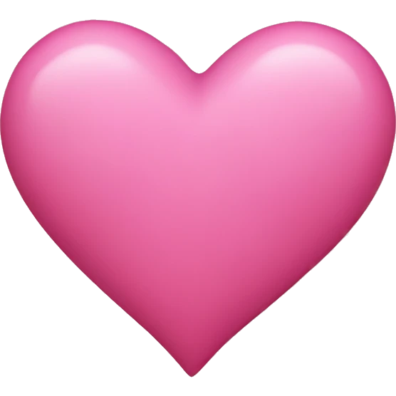 Pink heart emoji