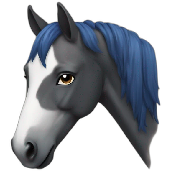 blu hors emoji