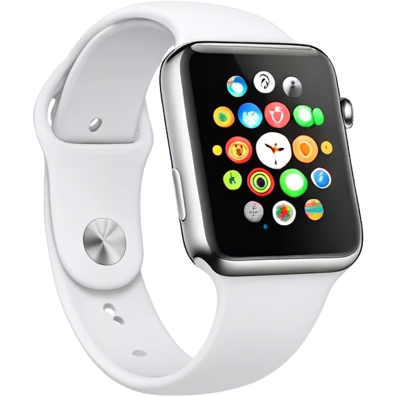 Apple Watch white emoji