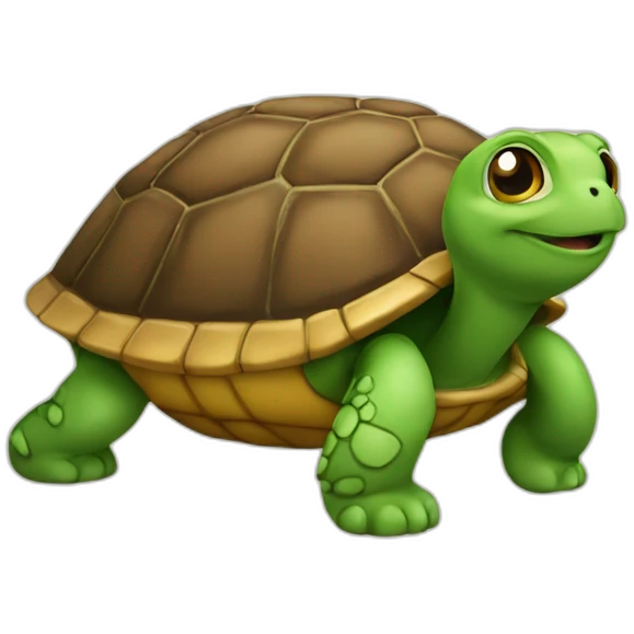 Chat sur tortue emoji