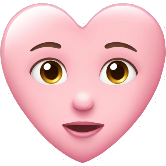baby pink heart emoji