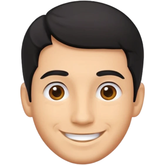 Male santorina head emoji