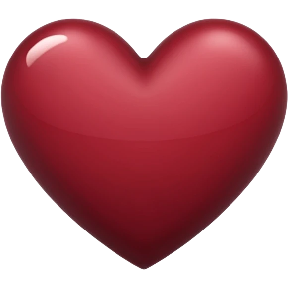 Maroon Heart  emoji