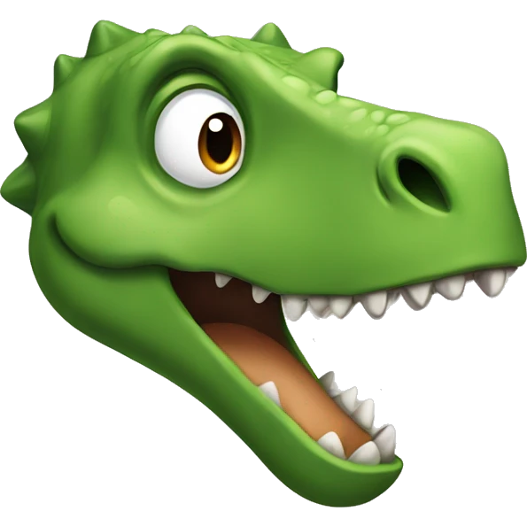 Dinosaur funny  emoji
