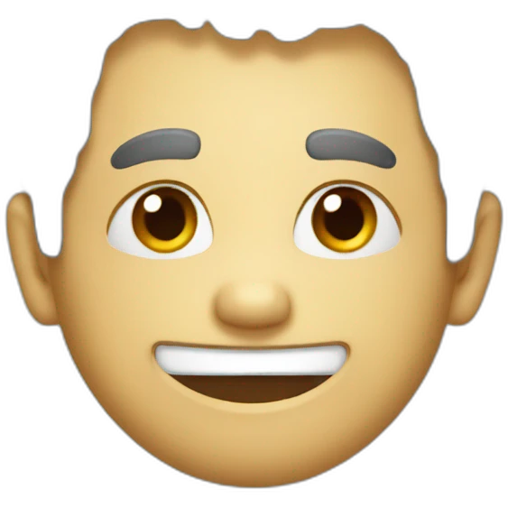 idiot smiling emoji