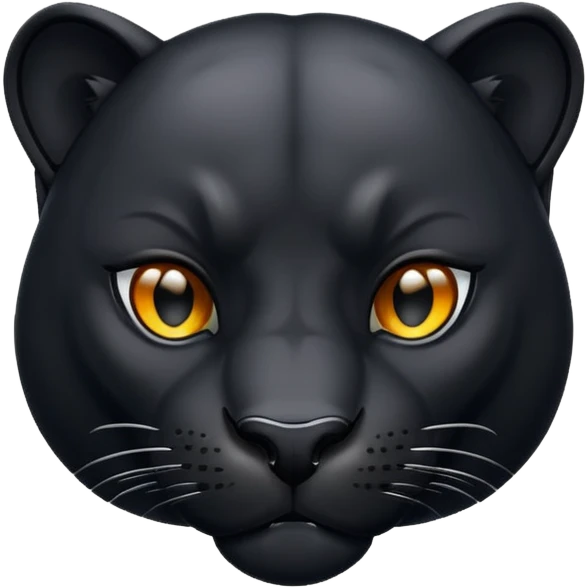 Una pantera emoji