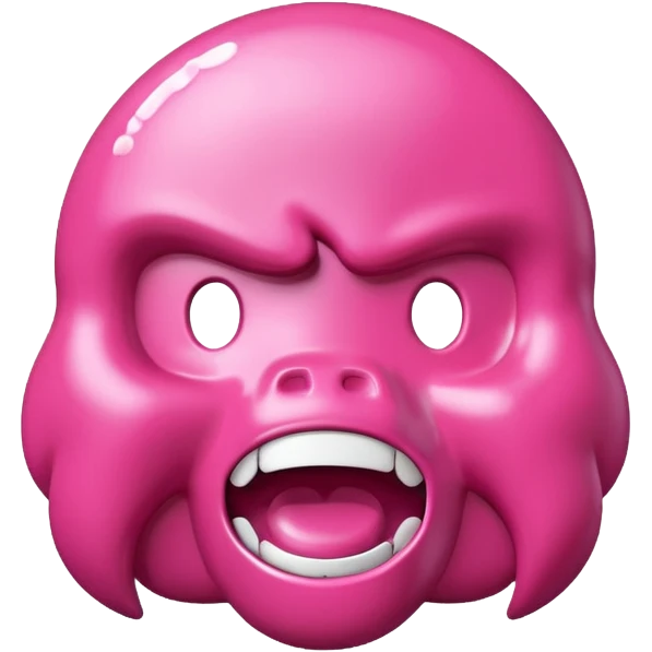 Bape brand logo pink emoji