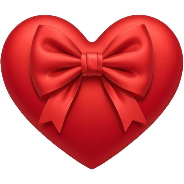 Heart with bow  emoji