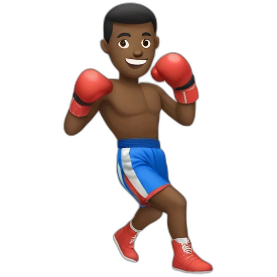 Ivre kick boxing emoji