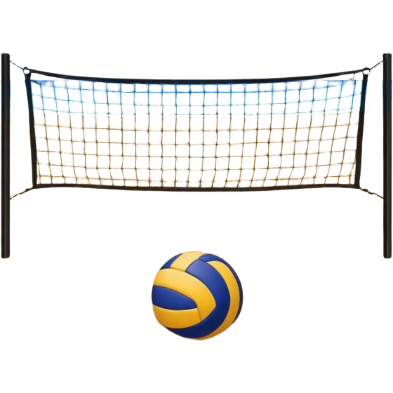 beach Volleyball court emoji