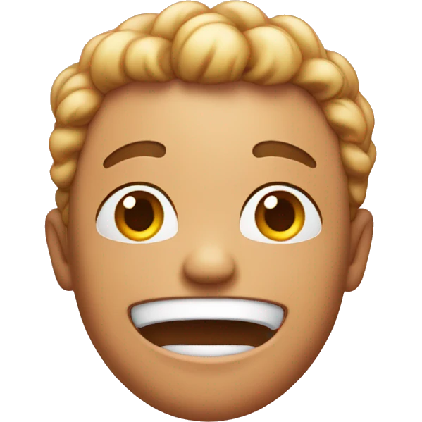 Smiling Emoji with pink hearts around his head emoji