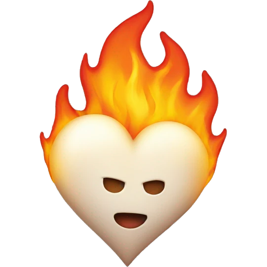 heart on fire emoji