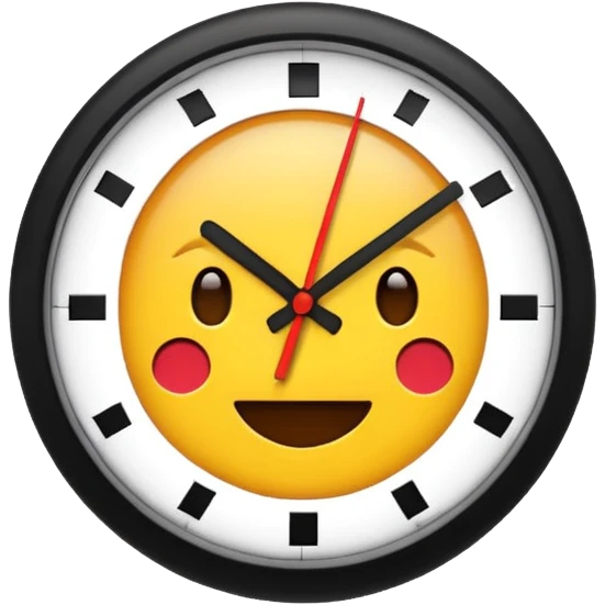 Can you make a clock it emoji from the new trend on TikTok  emoji