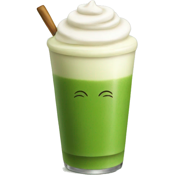 Matcha latte  emoji