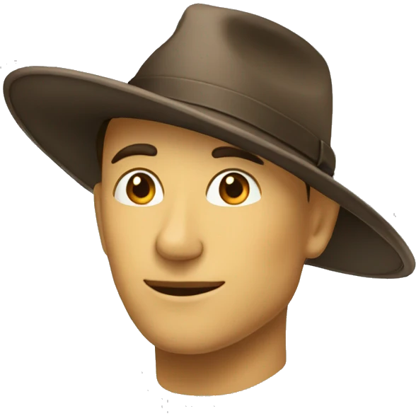 Chapeau pointu emoji