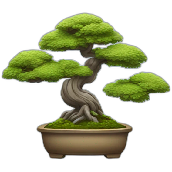 fluffy bonsai emoji