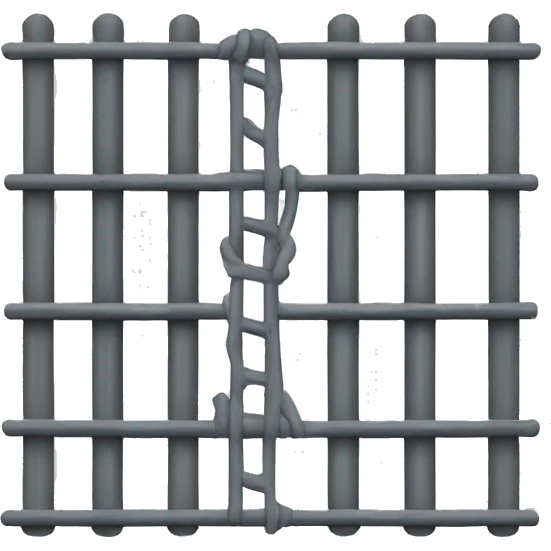 prison bars emoji