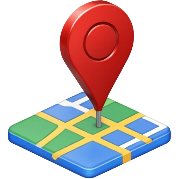 El icono de google maps emoji