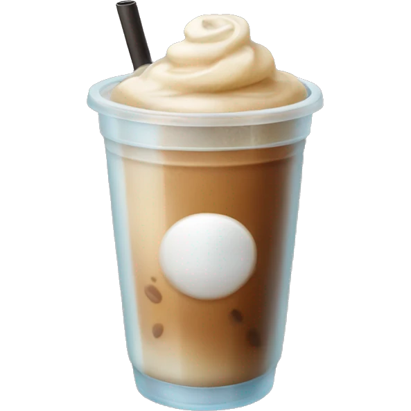 Iced coffee emoji
