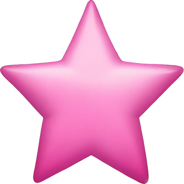 Pink star sticker texture  emoji