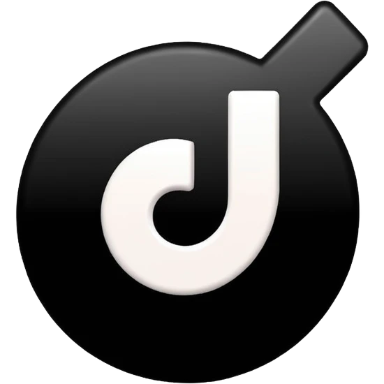 Crea un emoji de la verificación de tik tok con el bien  emoji