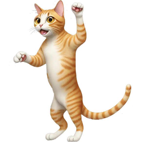 cat on two legs emoji