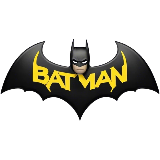 batman logo emoji
