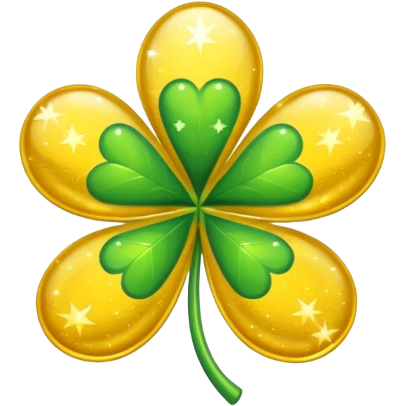 use star emoji, and add clover to make it "lucky" emoji