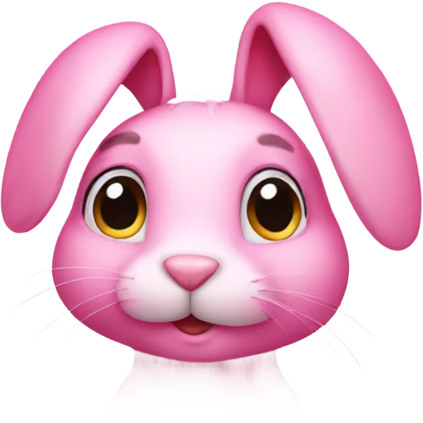 pink bunny emoji