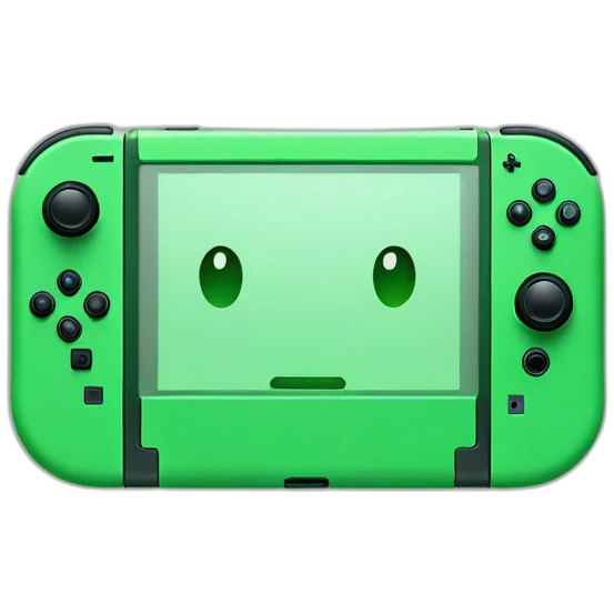 Nintendo switch green emoji