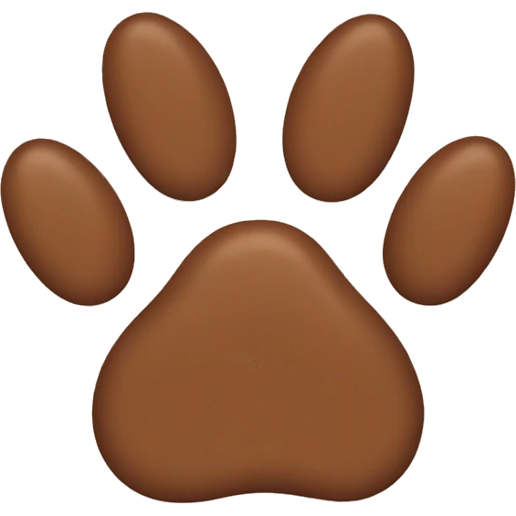 brown paws emoji