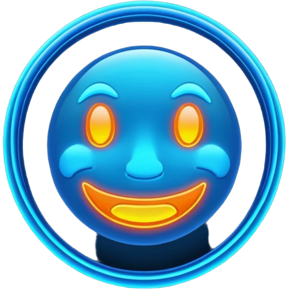 Neon sign emoji