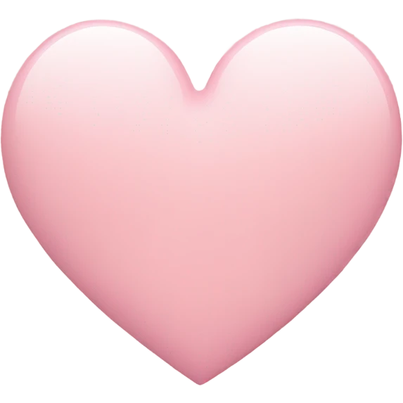 light pink heart emoji