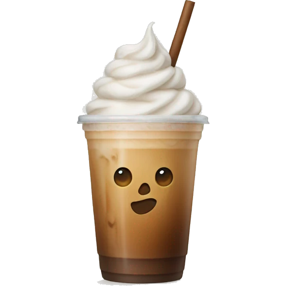 iced latte emoji