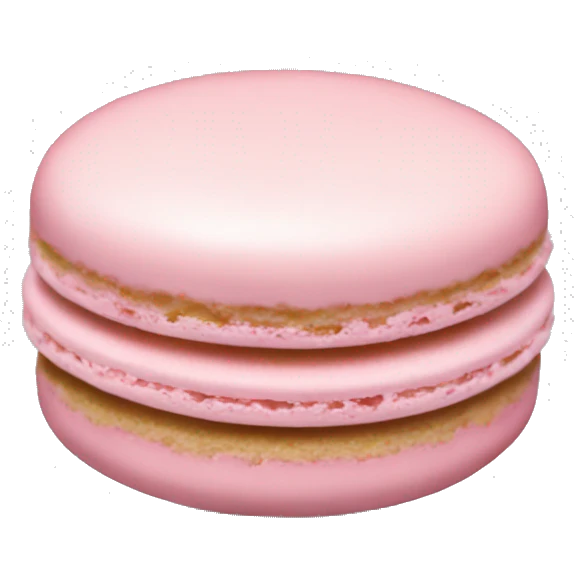 Light pink macaron emoji