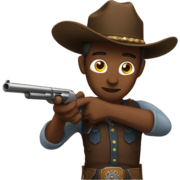 cowboy shooting emoji