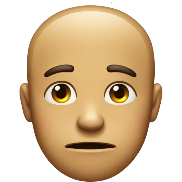 Very very very sad face emoji