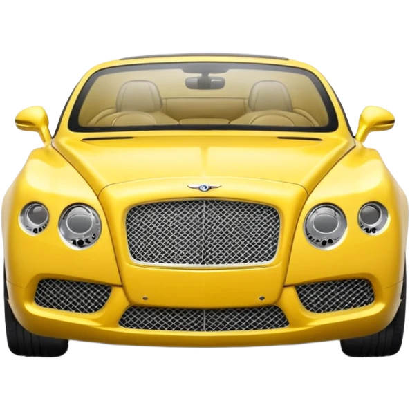 Yellow Bentley emoji