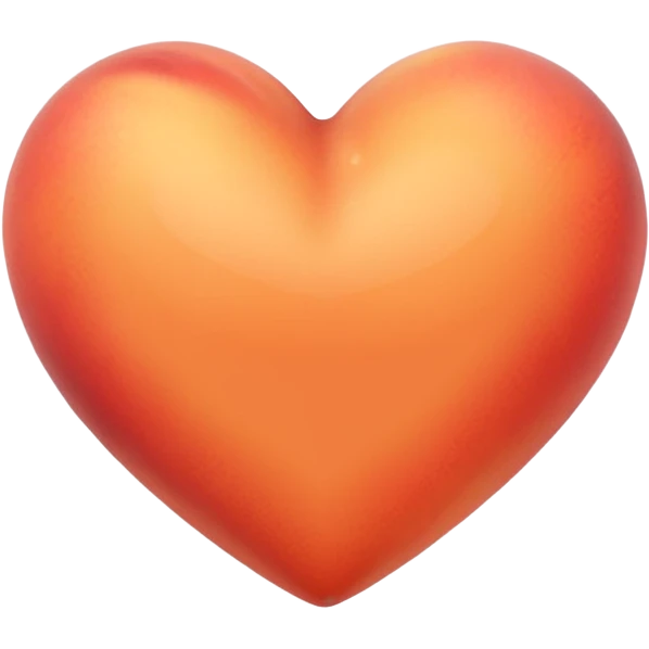 Corazon de color durazno emoji