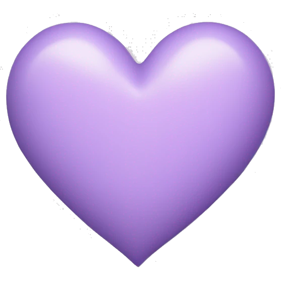 Pastel purple heart emoji
