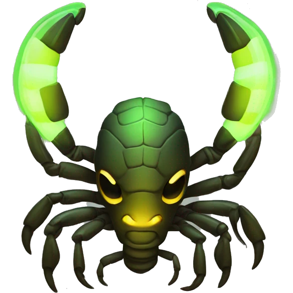 Glowing scorpion emoji