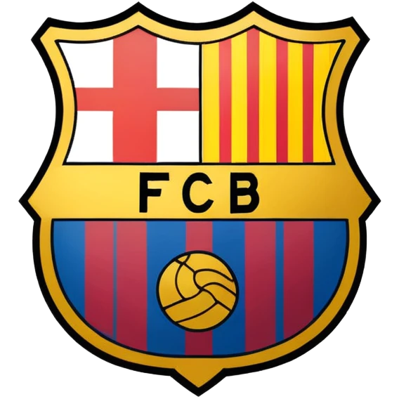 Logo du FC BARCELONA emoji