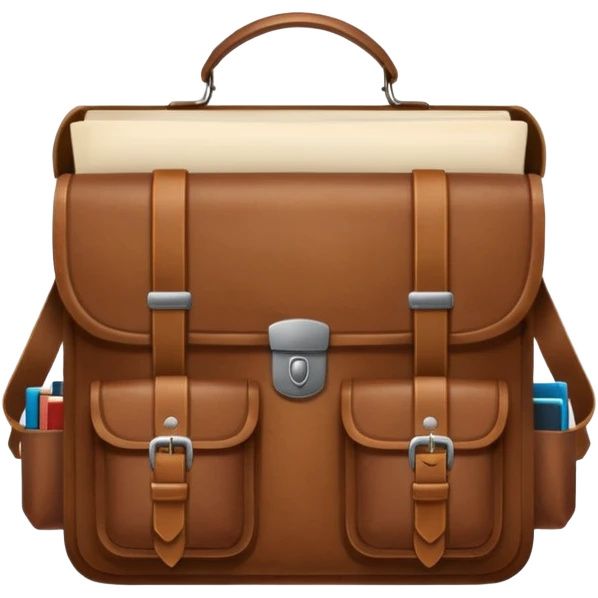 school bag emoji