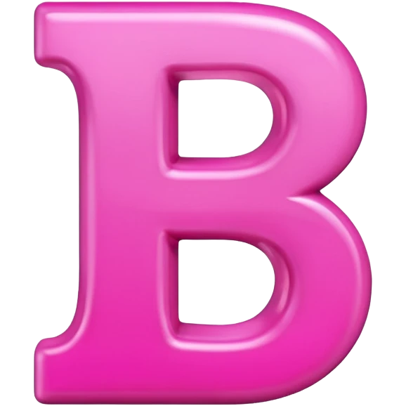 mix color pinks letter p emoji